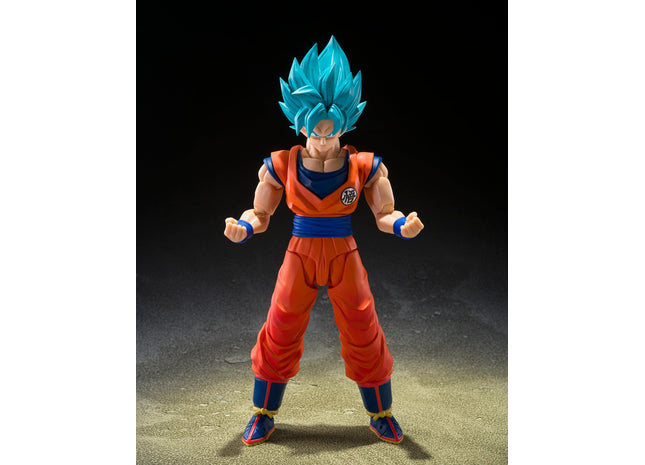 Gamers Guild AZ Bandai Figure: Dragon Ball Super - "Super Saiyan God Super Saiyan Son Goku [Blue Power Transcending Limits]", Tamashii Nations S.H. Figuarts Southern Hobby