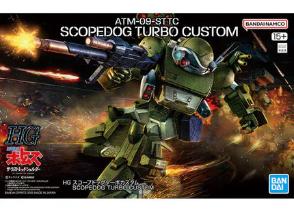 Gamers Guild AZ Bandai Gunpla: Armored Trooper VOTOMS - "ATM-09-STTC Scopedog Turbo Custom Model Kit", HG 1/144 Southern Hobby