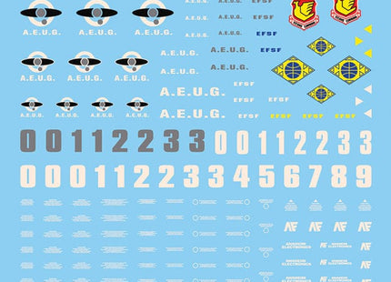 Gamers Guild AZ Bandai Gunpla Decal - Mobile Suit Zeta Gundam, GD-22 MG Multiuse - Zeta Bag (Pre-Order) AGD