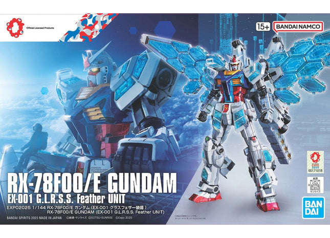 Gamers Guild AZ Bandai Gunpla: Gundam Next Future - "RX-78F00/E Gundam (EX-001 G.L.R.S.S. Feather Unit)", 1/144 (Pre-Order) Southern Hobby