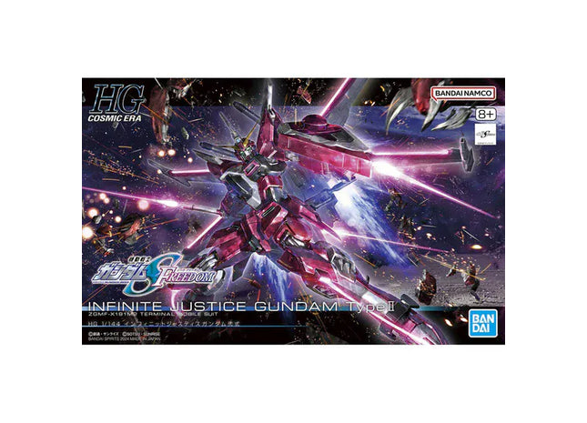 Gamers Guild AZ Bandai Gunpla: Gundam SEED Freedom - "#251 Infinite Justice Gundam Type II ", HG 1/44 (Pre-Order) Southern Hobby