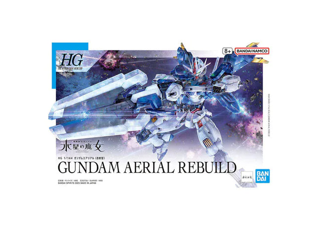 Gamers Guild AZ Bandai Gunpla: Gundam the Witch From Mercury - "#19 Gundam Aerial Rebuild ", HG 1/44 (Pre-Order) Southern Hobby