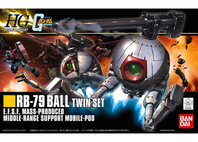 Gamers Guild AZ Bandai Gunpla: Gundam Universal Century - "#114 RB-79 Ball (Twin Set) ", HG 1/144 (Pre-Order) Southern Hobby
