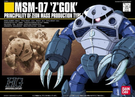Gamers Guild AZ Bandai Gunpla: Gundam Universal Century - "#6 MSM-07 Z'Gok", HG 1/144 (Pre-Order) Southern Hobby