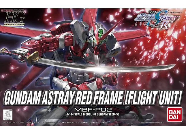 Gamers Guild AZ Bandai Gunpla: HGGS - Gundam SEED Astray, #58 Gundam Astray Red Frame Flight Unit (Pre-Order) AGD