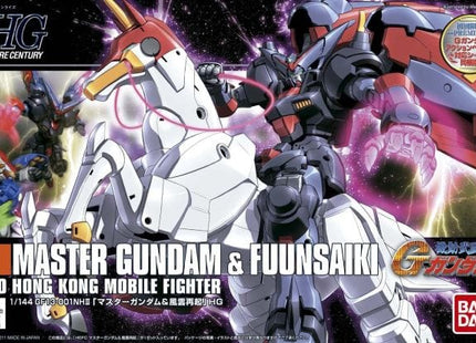 Gamers Guild AZ Bandai Gunpla: HGUC 1/144 - G Gundam, #128 Master Gundam & Fuunsaiki (Pre-Order) AGD