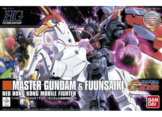 Gamers Guild AZ Bandai Gunpla: HGUC 1/144 - G Gundam, #128 Master Gundam & Fuunsaiki (Pre-Order) AGD