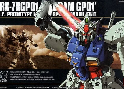 Gamers Guild AZ Bandai Gunpla HGUC 1/144 - Gundam 0083, #13 RX-78GP01 Gundam GP01 Zephyrantes (Pre-Order) AGD