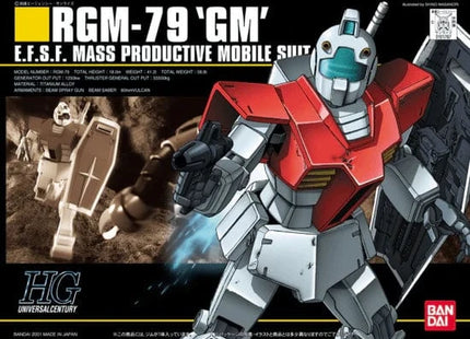 Gamers Guild AZ Bandai Gunpla HGUC 1/144 - Mobile Suit Gundam, #20 RGM-79 GM (Pre-Order) AGD