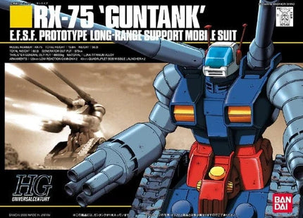 Gamers Guild AZ Bandai Gunpla HGUC 1/144 - Mobile Suit Gundam, #7 RX-75 Guntank (Pre-Order) AGD