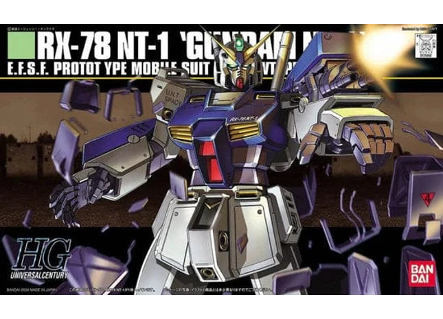Gamers Guild AZ Bandai Gunpla HGUC - Gundam 0080, #47 RX-78NT-1 Gundam Alex (Pre-Order) AGD
