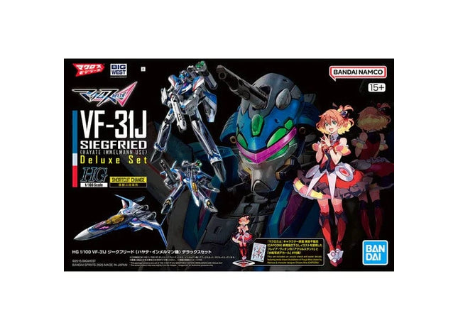 Gamers Guild AZ Bandai Gunpla: Macross Delta - "HG Hayate Immelmann's VF-31J Siegfried", HG 1/100 Deluxe Set (Pre-Order) Southern Hobby