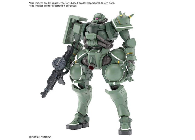 Gamers Guild AZ Bandai Gunpla: Mobile Suit Gundam Gquuuuuux - Zaku HG GQ Model Kit GTS