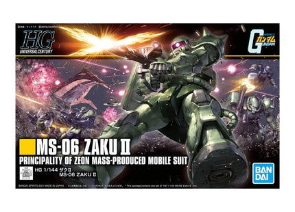 Gamers Guild AZ Bandai Gunpla: Mobile Suit Gundam - MS-06 Zaku Ⅱ HG #241 LSG
