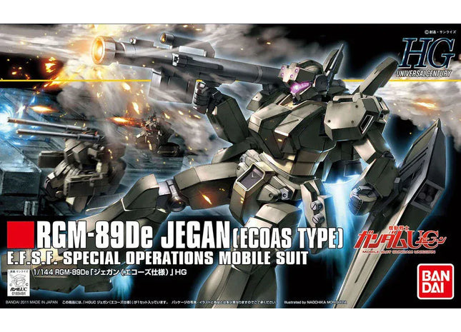 Gamers Guild AZ Bandai Gunpla: Mobile Suit Gundam Unicorn - "RGM-89De Jegan (ECOAS Type)", HG 1/144 (Pre-Order) Discontinue