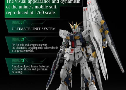 Gamers Guild AZ Bandai Gunpla: Mobile Suit Gundam: Universal Century - "RX-93 ν (Nu) Gundam", PG 1/60 Southern Hobby
