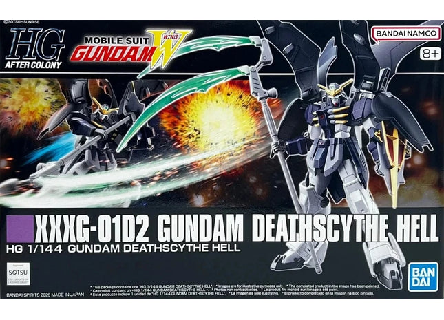 Gamers Guild AZ Bandai Gunpla: Mobile Suit Gundam Wing - "XXXG-01D2 Gundam Deathscythe Hell", HG 1/144 (Pre-Order) Southern Hobby