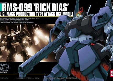 Gamers Guild AZ Bandai Gunpla: Mobile Suit Zeta Gundam - "RMS-099 Rick Dias", HG 1/144 (Pre-Order) Southern Hobby