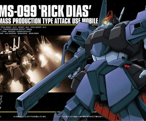 Gunpla: HGUC - RMS-099 Rick Dias – Gamers Guild AZ