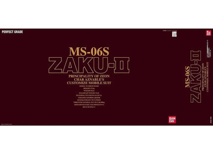 Gamers Guild AZ Bandai Gunpla: PG - MS-06S Char's Zaku II (Pre-Order) AGD