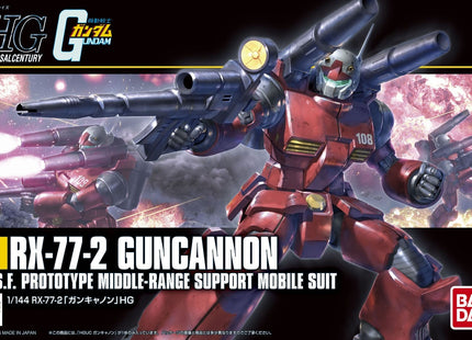 Gamers Guild AZ Bandai HG - Mobile Suit Gundam, #190 RX-77-2 Guncannon (Revive) (Pre-Order) AGD