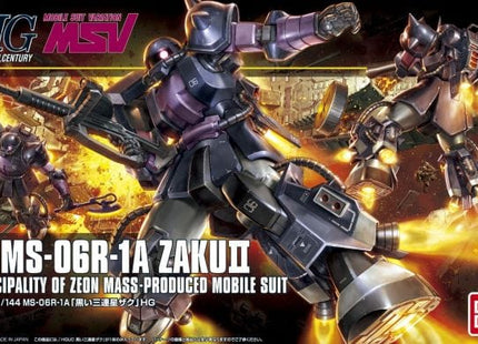 Gamers Guild AZ Bandai HG- Zaku II Black Tri-Stars 1/144 Scale Model Kit (Pre-Order) AGD