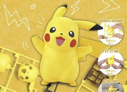 Gamers Guild AZ Bandai Hobby Bandai Hobby - 01 PIKACHU "Pokemon", Bandai Spirits Pokémon Model Kit Quick!! HobbyTyme