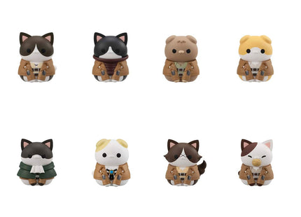 Gamers Guild AZ Bandai Megahouse Mega Cat Project: Attack on Titan - Attack on Tinyan Gathering Scout Regiment danyan! (Repeat) Figure Blind Box Southern Hobby