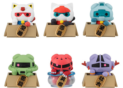 Gamers Guild AZ Bandai Megahouse Mega Cat Project: Nyandam Lucky Cat - Mobile Suit Gundam Blind Box (Pre-Order) Southern Hobby