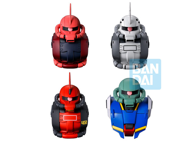 Gamers Guild AZ Bandai Mobile Suit Gundam: Bustisan Ichibansho Figure - Zaku Head Magnets (Universal Century Saga Interlude) Blind Box (Pre-Order) Southern Hobby