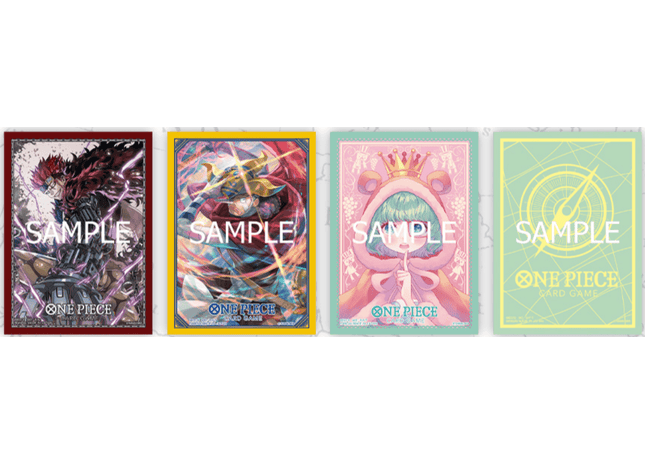 Gamers Guild AZ Bandai Namco ONE PIECE Card Game Official Card Sleeve Display Assortment 9 GTS