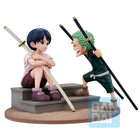 Gamers Guild AZ Bandai One Piece: Bandai Spirits Revible Movement - Roronoa Zoro & Kuina (Road to Down) Ichibansho Figure AGD