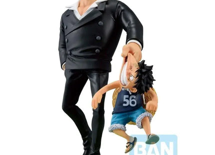 Gamers Guild AZ Bandai One Piece: Monkey D. Garp & Monkey D. Luffy (Road to Dawn) - Bandai Spirits Revible Movement Ichibansho Figure JBK International