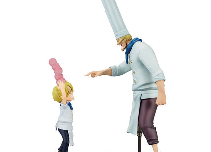 Gamers Guild AZ Bandai One Piece: Sanji & Zeff (Road to Down) - Bandai Spirits Revible Movement Ichibansho Figure LSG
