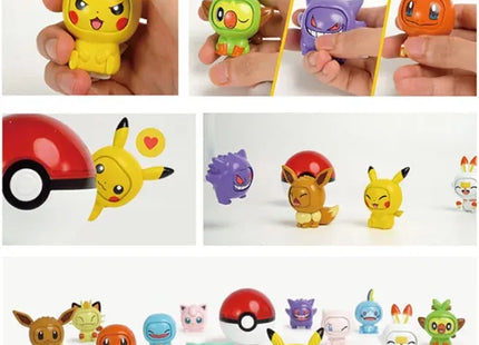 Gamers Guild AZ Bandai Pokemon Face Figure Collection Blind Box Faire
