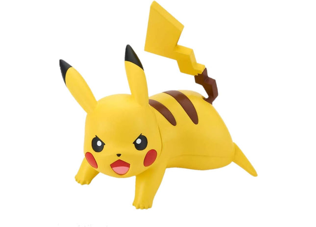 Gamers Guild AZ Bandai Pokepla: Bandai Model Kit: Pokémon - Quick!! - #003 Pikachu (Battle Pose) (Pre-Order) ACD Distribution
