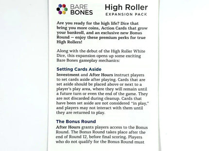 Gamers Guild AZ Bare Bones Bare Bones: High Roller Expansion Pack Bare Bones