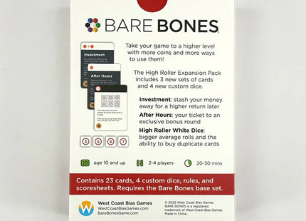 Gamers Guild AZ Bare Bones Bare Bones: High Roller Expansion Pack Bare Bones