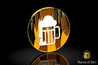 Gamers Guild AZ Baron of Dice 40mm Objective Coin - Beer Mug Baron of Dice