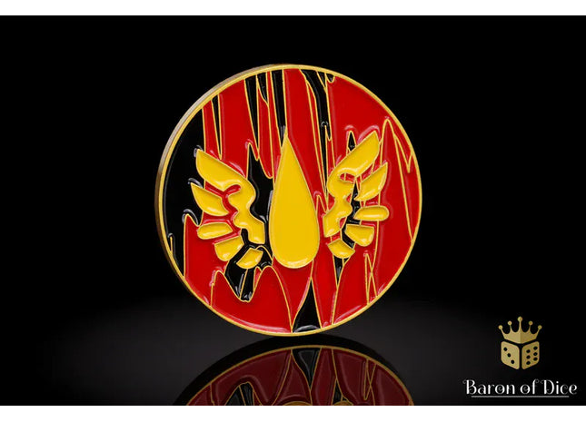 Gamers Guild AZ Baron of Dice 40mm Objective Coin - Blood Curse Baron of Dice