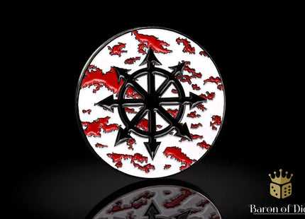 Gamers Guild AZ Baron of Dice 40mm Objective Coin - Blood Sacrifice Baron of Dice