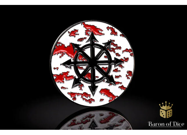 Gamers Guild AZ Baron of Dice 40mm Objective Coin - Blood Sacrifice Baron of Dice