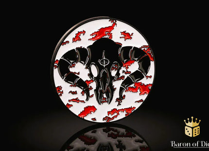 Gamers Guild AZ Baron of Dice 40mm Objective Coin - Bloody Beasts Baron of Dice
