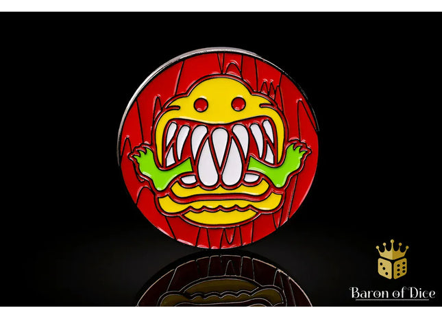 Gamers Guild AZ Baron of Dice 40mm Objective Coin - Cave Monster Baron of Dice