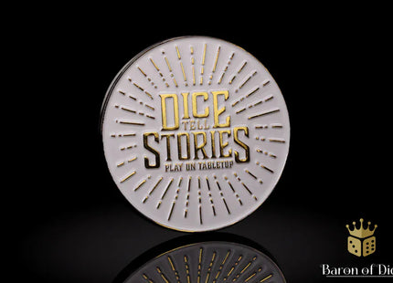 Gamers Guild AZ Baron of Dice 40mm Objective Coin - Dice Tell Stories Baron of Dice