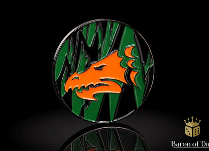 Gamers Guild AZ Baron of Dice 40mm Objective Coin - Drake Baron of Dice
