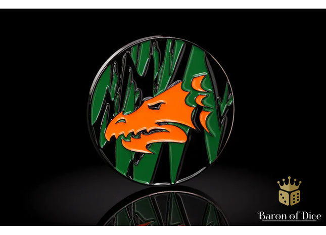 Gamers Guild AZ Baron of Dice 40mm Objective Coin - Drake Baron of Dice