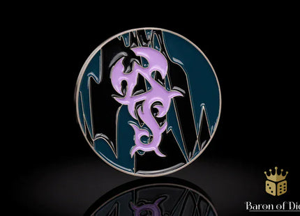 Gamers Guild AZ Baron of Dice 40mm Objective Coin - Dreaded Ones Baron of Dice