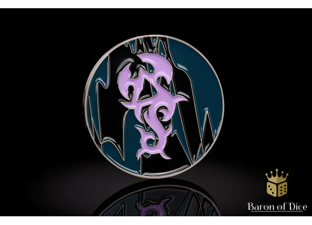 Gamers Guild AZ Baron of Dice 40mm Objective Coin - Dreaded Ones Baron of Dice