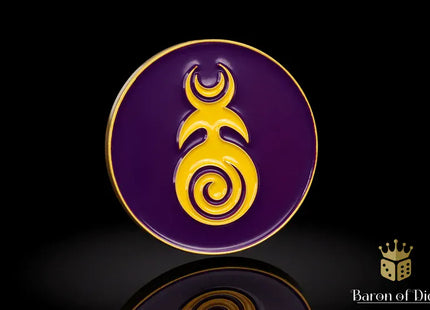 Gamers Guild AZ Baron of Dice 40mm Objective Coin - Gluttony Baron of Dice